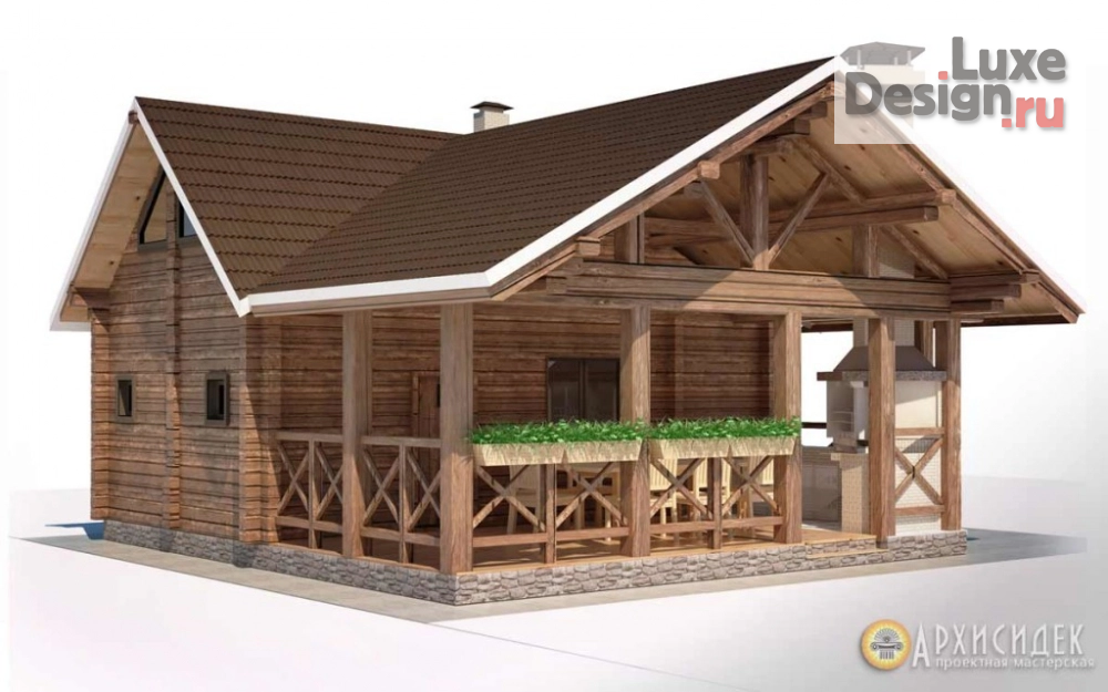 Частная архитектура "Проект бани" (фото 1)