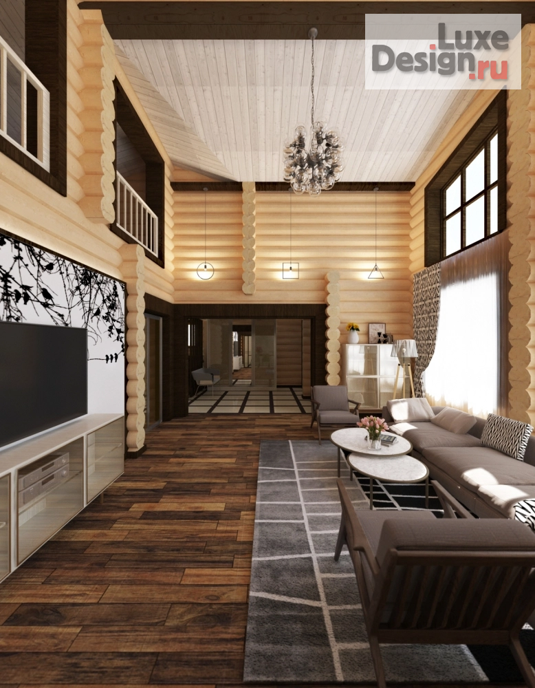 Дизайн интерьера загородного дома "Проект загородного дома" (фото 2)