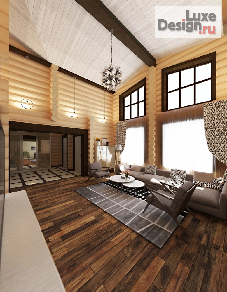 Дизайн интерьера загородного дома "Проект загородного дома" (фото 3)