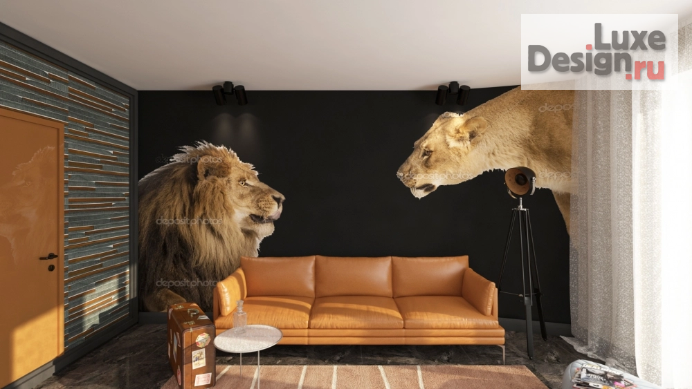 Дизайн интерьера однокомнатной квартиры "Проект квартиры холостяка" (фото 1)