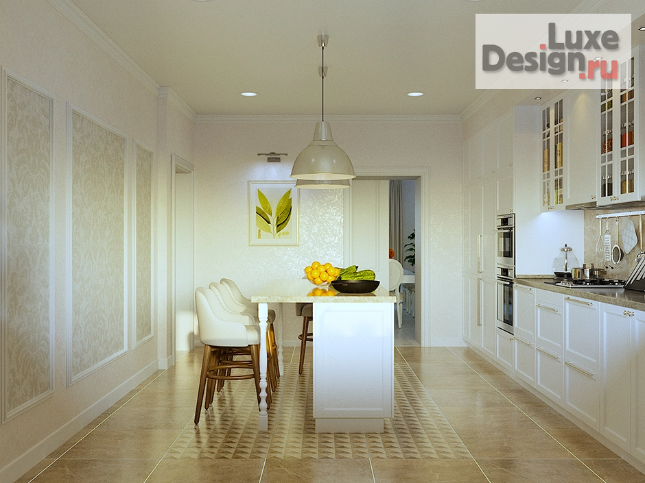 Дизайн интерьера кухни "Дизайн интерьера: кухня в частном доме" (фото 3)