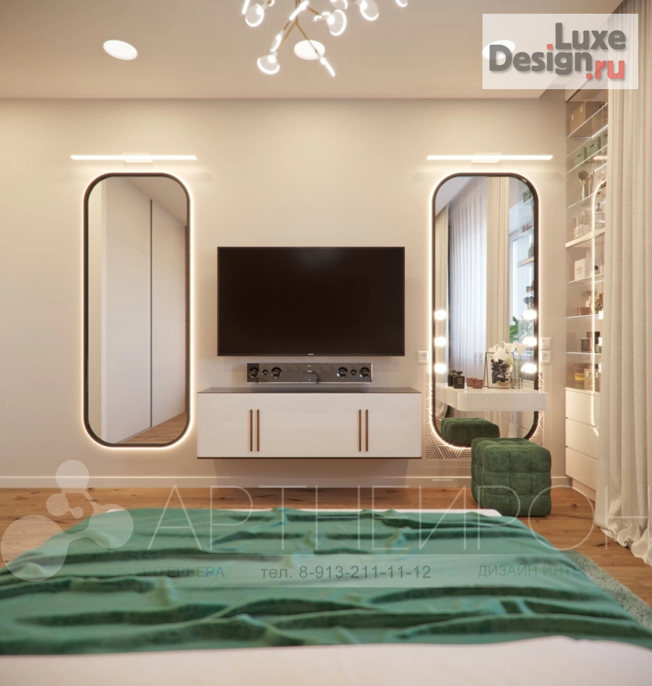 Дизайн интерьера спальни "Дизайн спальни" (фото 4)