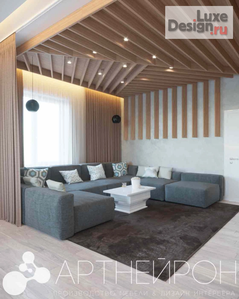 Дизайн интерьера однокомнатной квартиры "Дизайн интерьера гостиной" (фото 4)