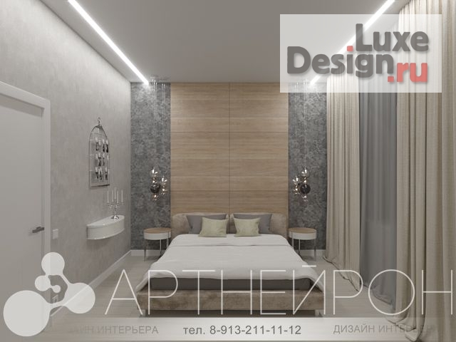Дизайн интерьера квартиры "Дизайн небольшой спальни" (фото 3)