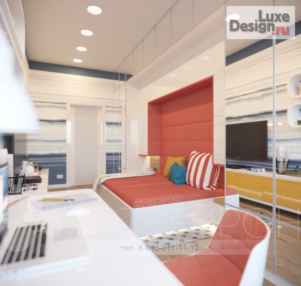 Дизайн интерьера детской "Дизайн детской" (фото 3)