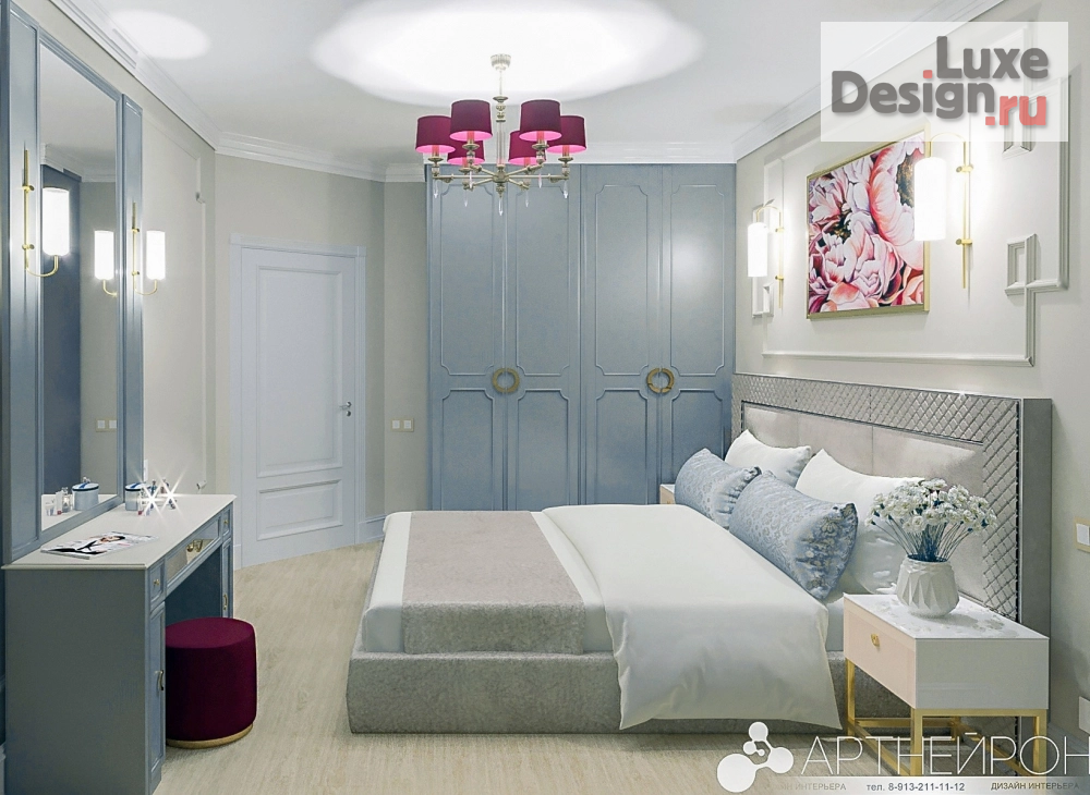 Дизайн интерьера спальни "Дизайн интерьера спальни" (фото 1)