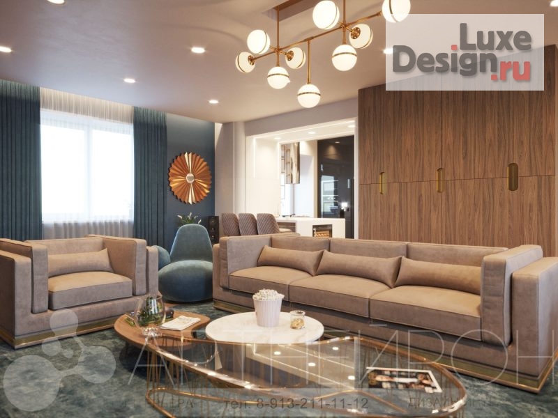 Дизайн интерьера гостиной "Интерьер гостиной" (фото 1)