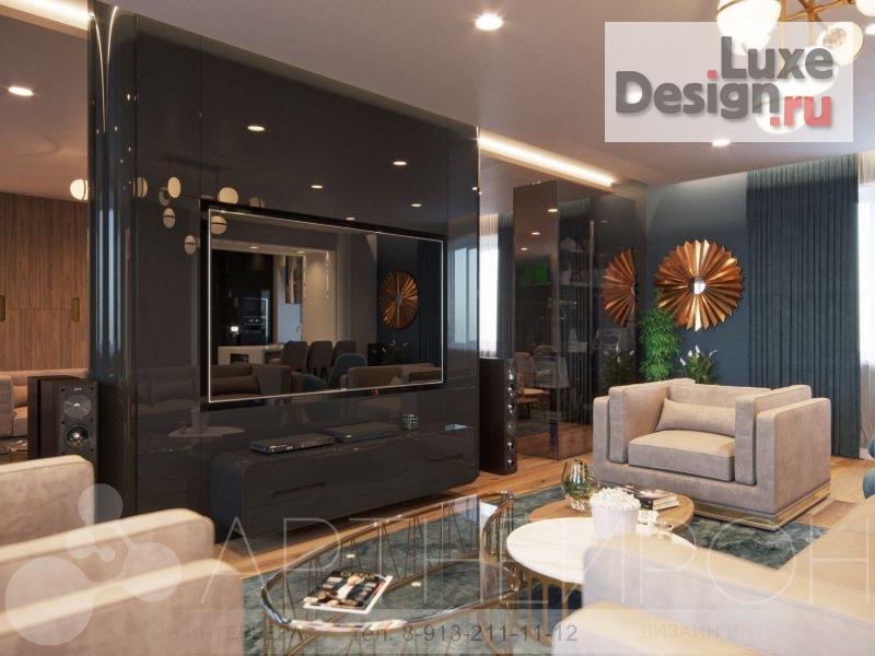 Дизайн интерьера гостиной "Интерьер гостиной" (фото 3)