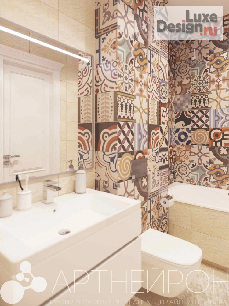 Дизайн интерьера ванной "Дизайн ванной комнаты" (фото 3)