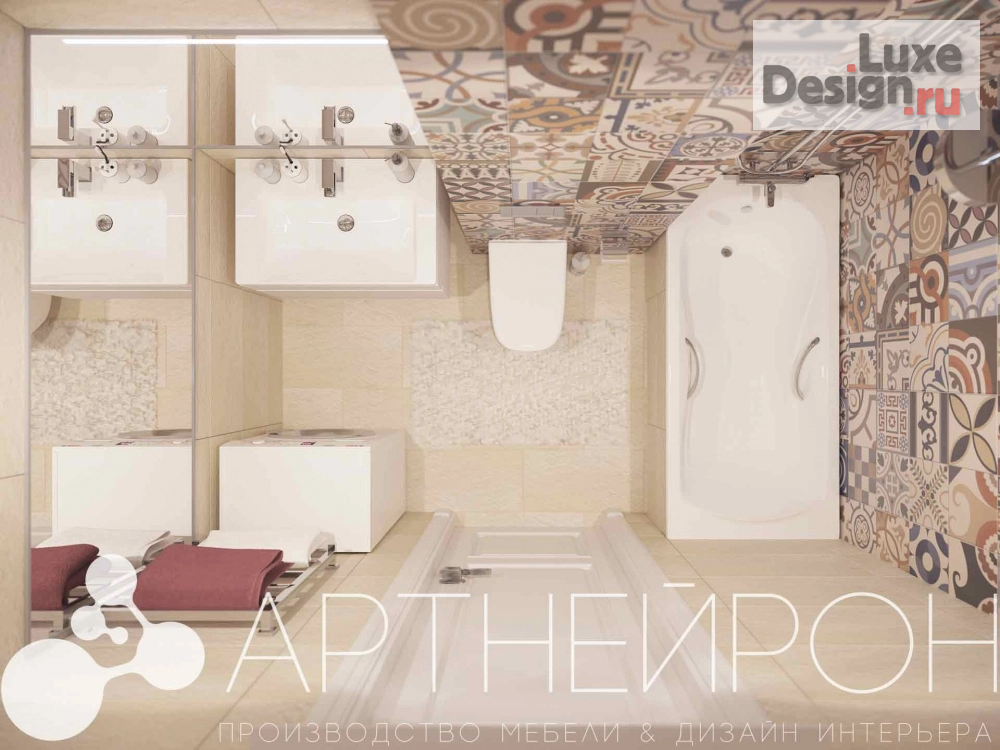 Дизайн интерьера ванной "Дизайн ванной комнаты" (фото 2)