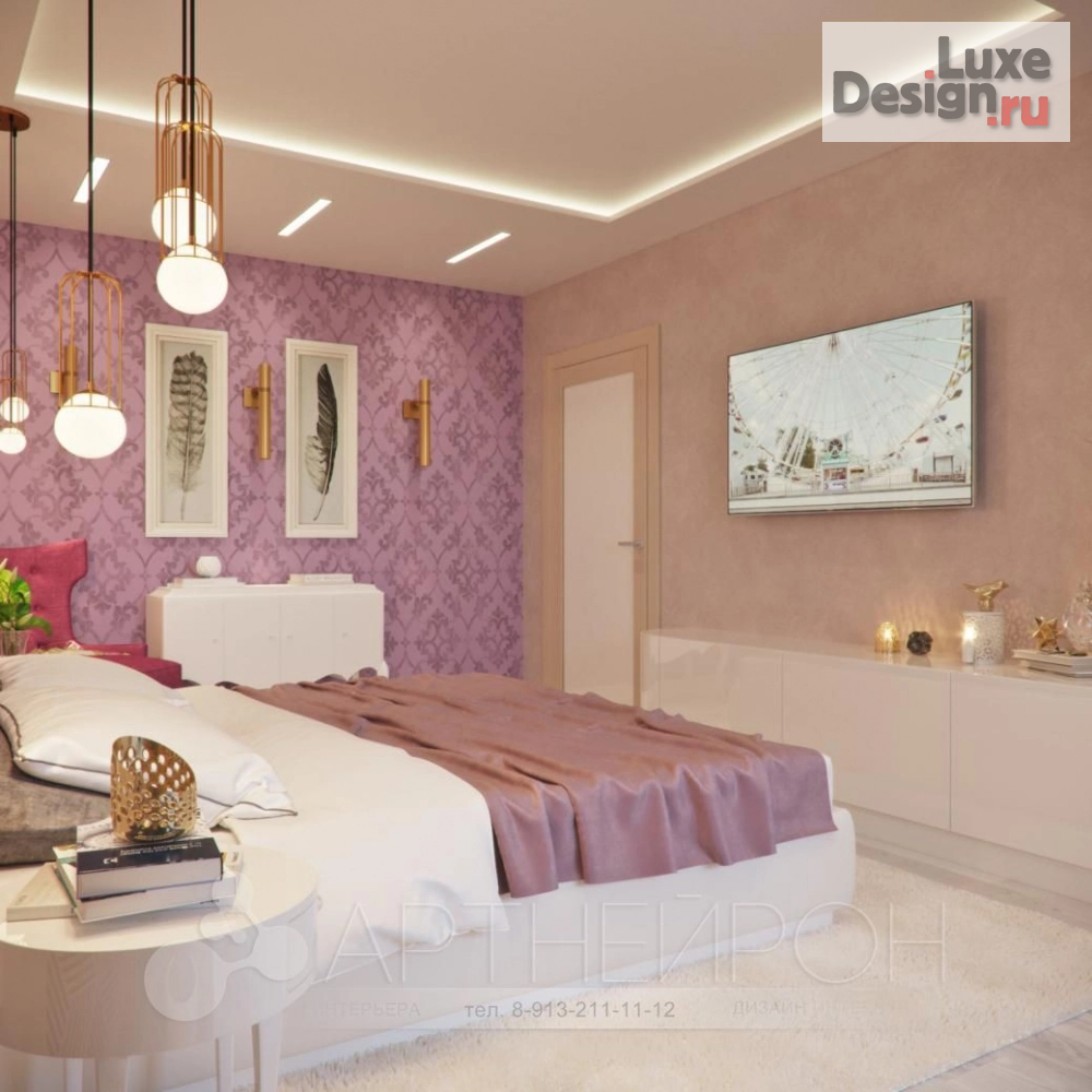 Дизайн интерьера спальни "Интерьер спальни " (фото 2)