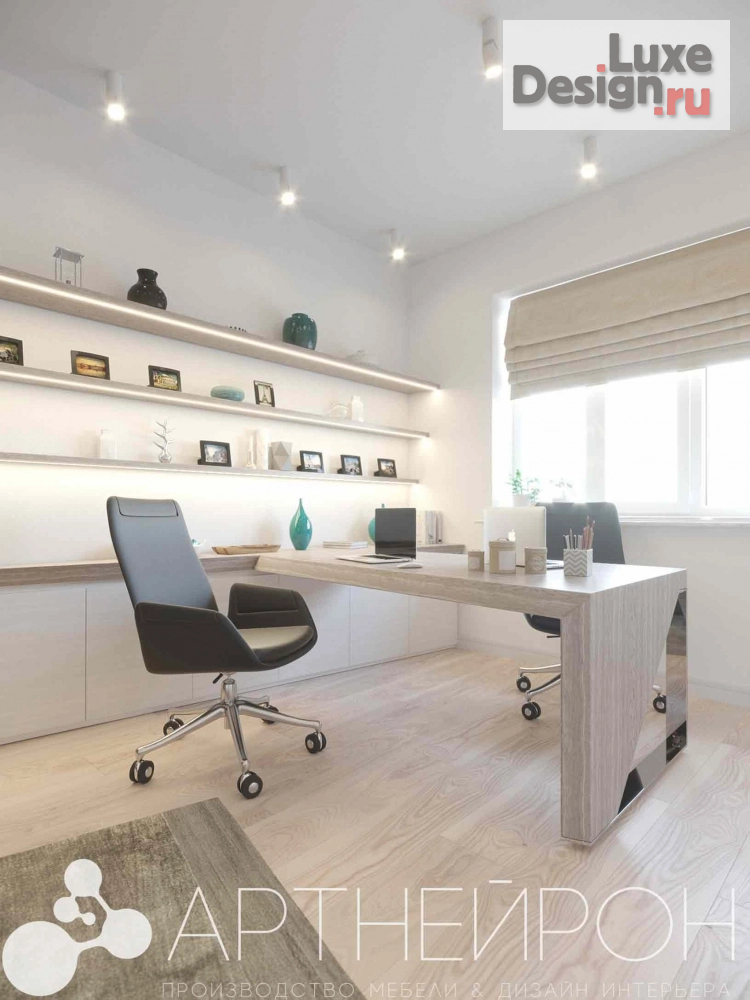 Дизайн интерьера квартиры "Дизайн спальни с рабочей зоной " (фото 4)