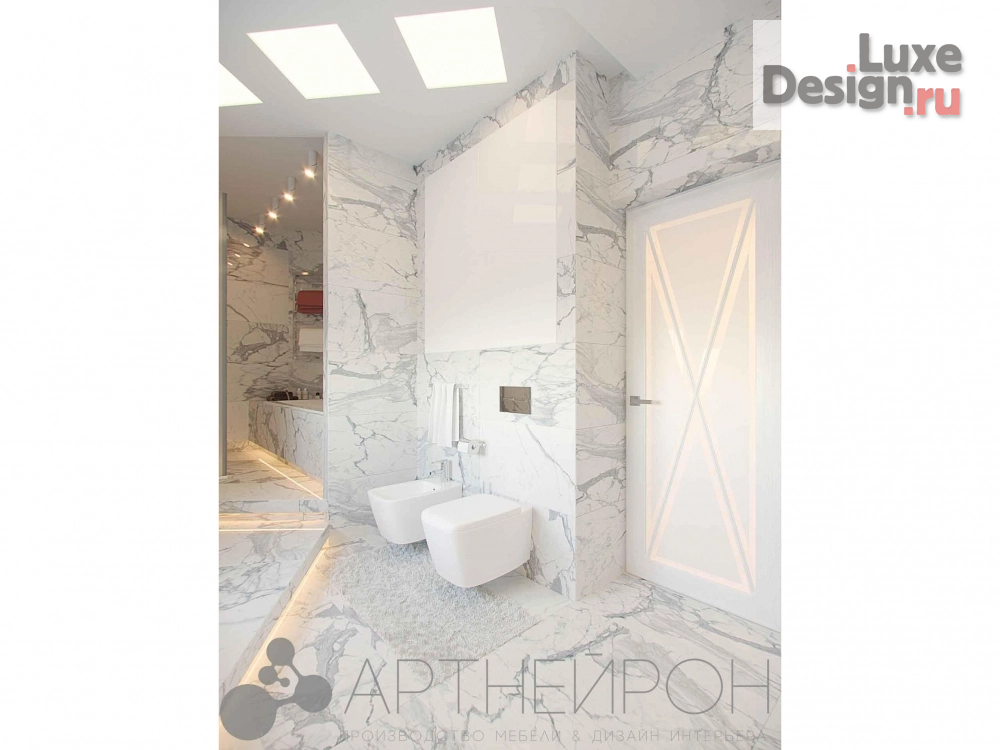 Дизайн интерьера комнаты "Интерьер ванной комнаты" (фото 1)