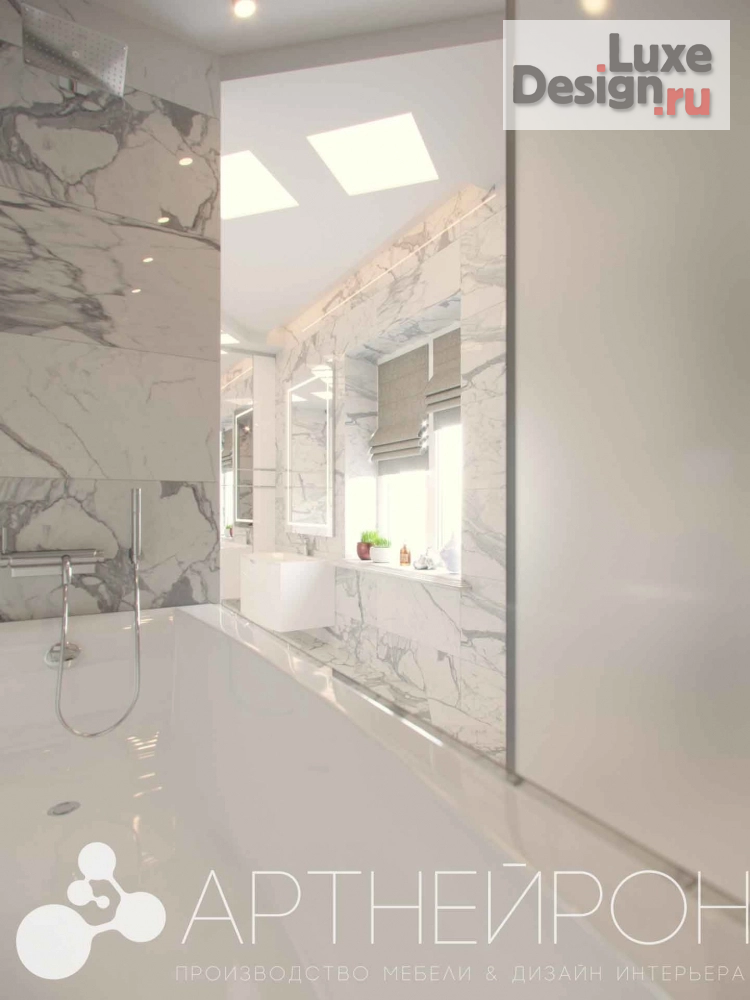 Дизайн интерьера комнаты "Интерьер ванной комнаты" (фото 4)