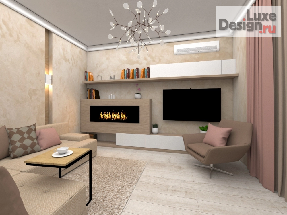 Дизайн интерьера квартиры "Интерьер для успешной женщины" (фото 7)