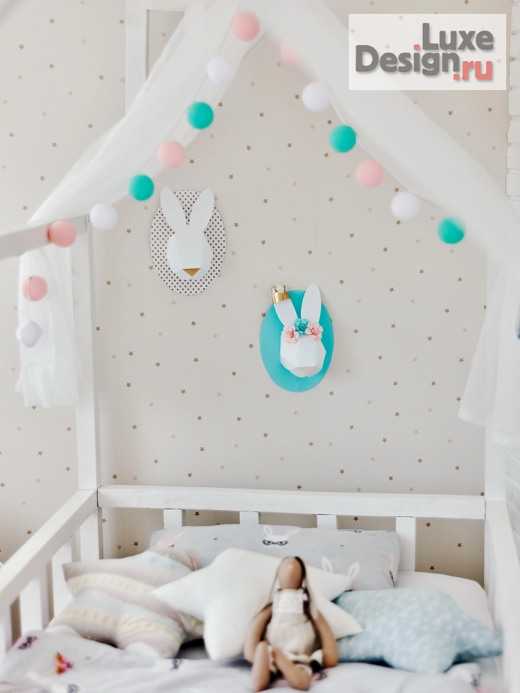 Дизайн интерьера коттеджа "Детская комната" (фото 3)