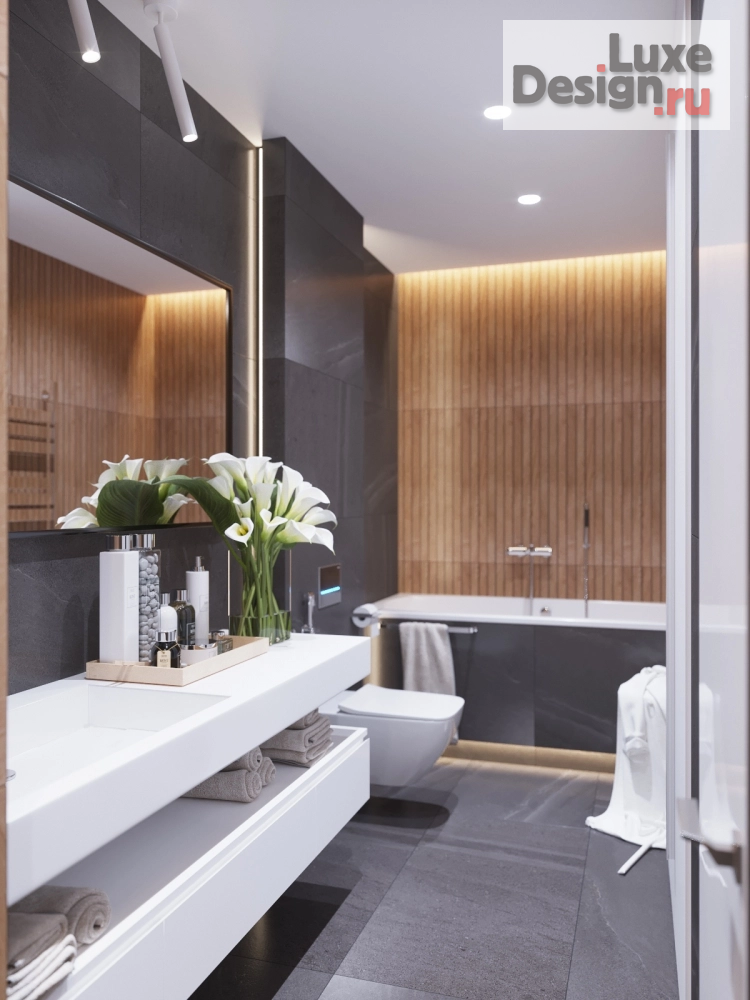 Дизайн интерьера ванной "Ванная комната" (фото 3)