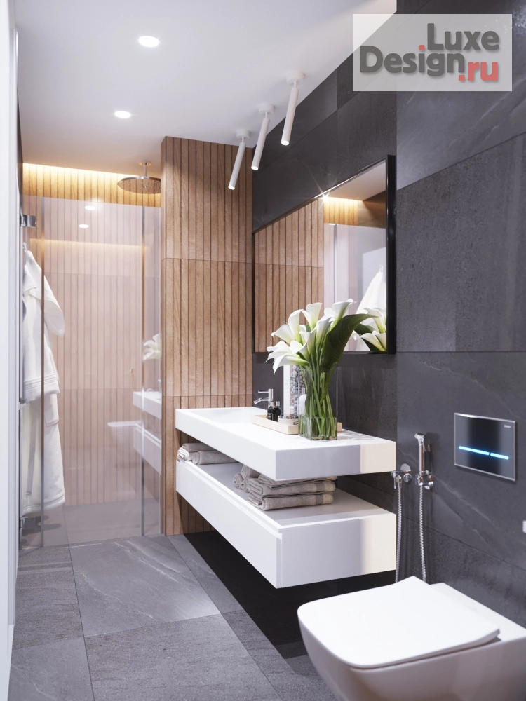 Дизайн интерьера ванной "Ванная комната" (фото 4)