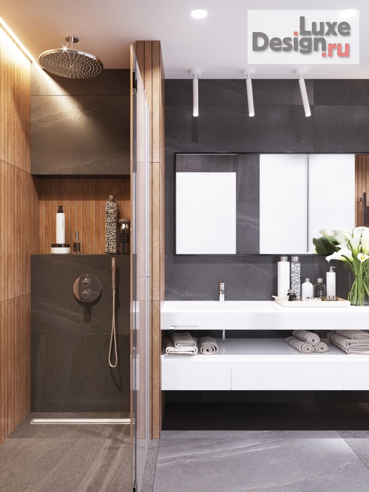 Дизайн интерьера ванной "Ванная комната" (фото 7)