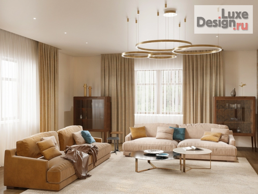 Дизайн интерьера загородного дома "Дом в лесу. " (фото 4)