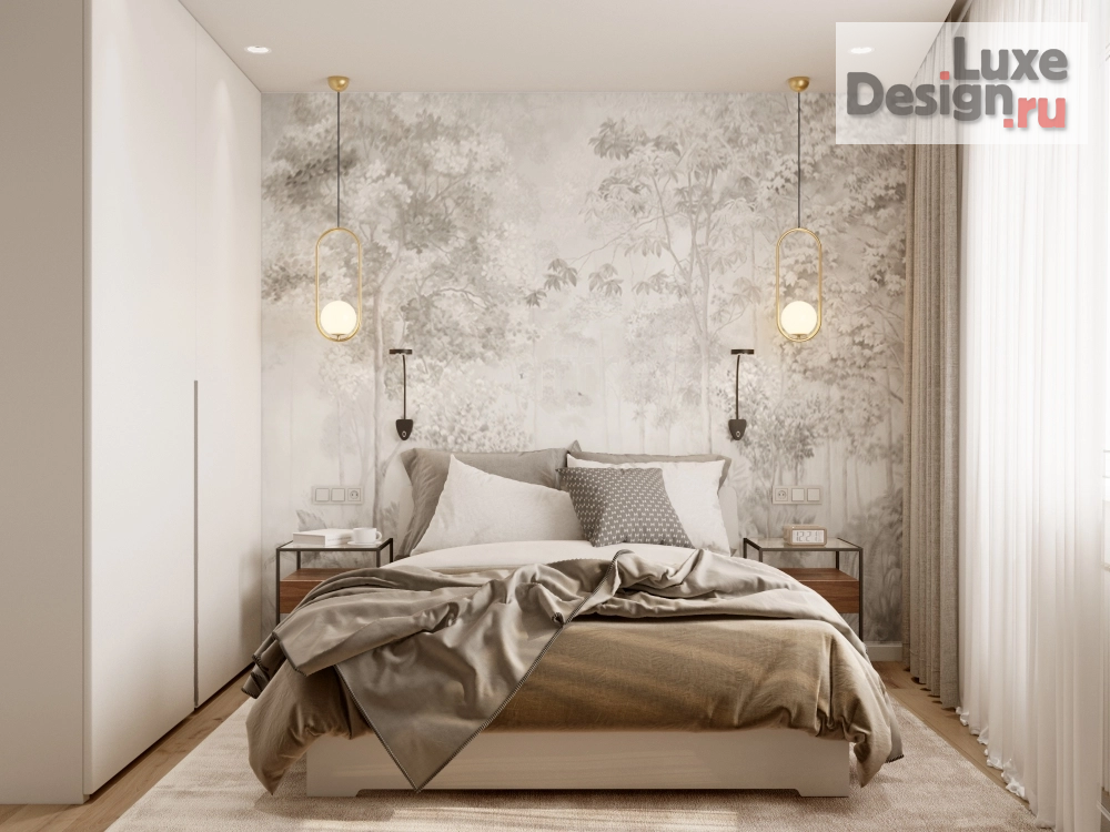 Дизайн интерьера двухкомнатной квартиры "Квартира для молодой женщины." (фото 1)