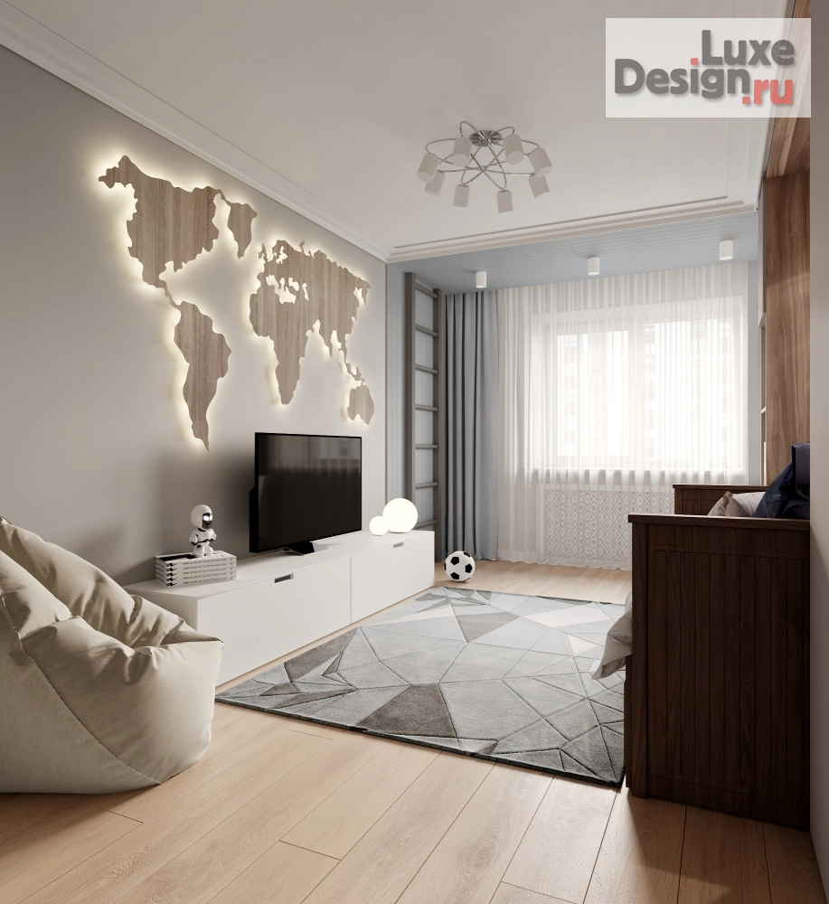 Дизайн интерьера четырехкомнатной квартиры "г. Барнаул, Власихинская 103" (фото 18)