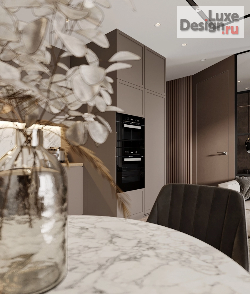 Дизайн интерьера квартиры студии "ЖК Островский, г.Новосибирск" (фото 7)