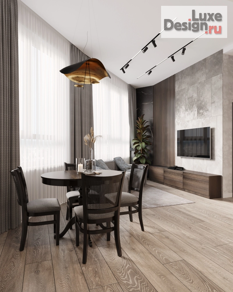 Дизайн интерьера квартиры "ЖК Флотилия г. Новосибирск" (фото 1)