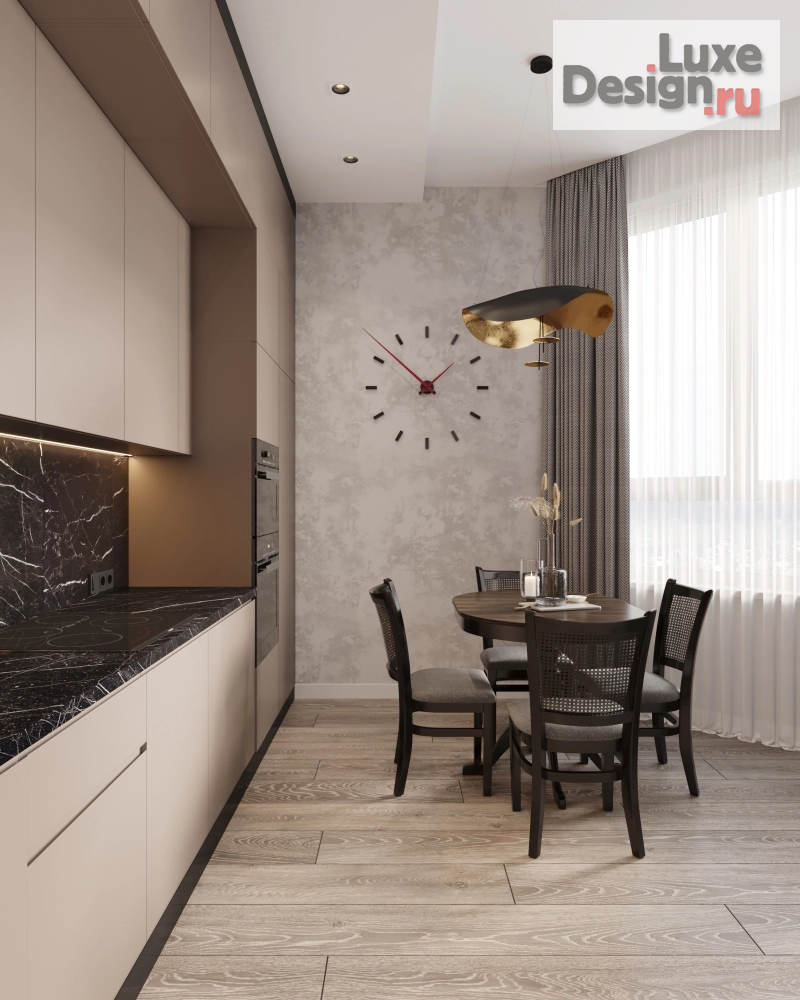 Дизайн интерьера квартиры "ЖК Флотилия г. Новосибирск" (фото 2)