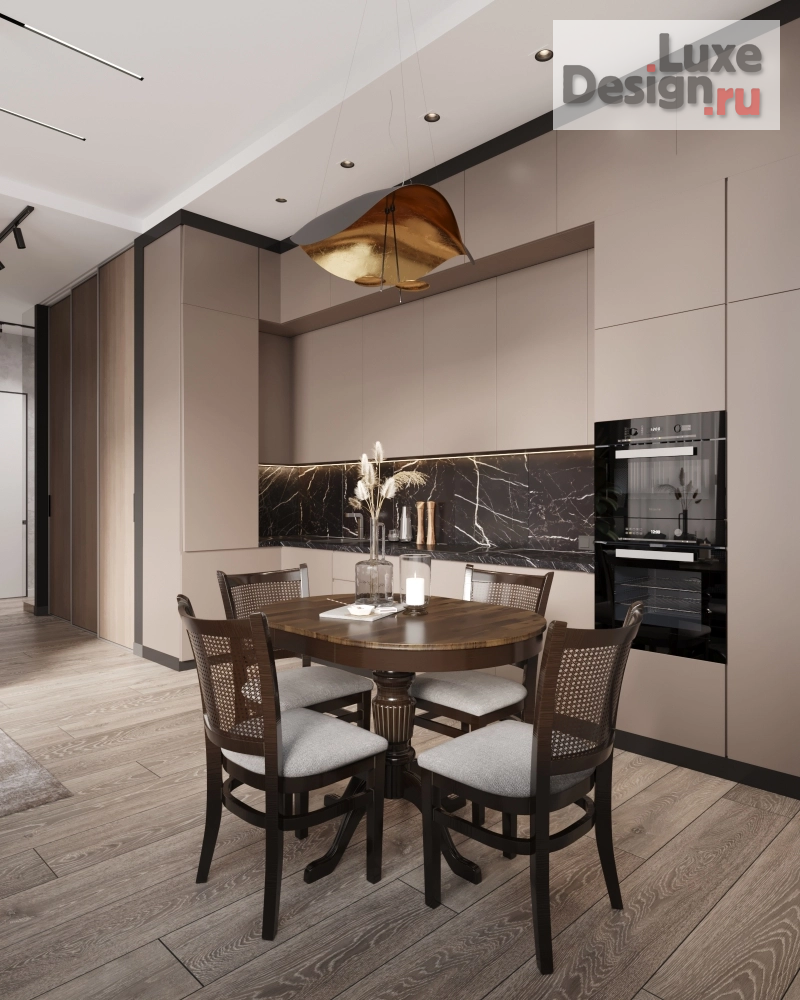 Дизайн интерьера квартиры "ЖК Флотилия г. Новосибирск" (фото 3)