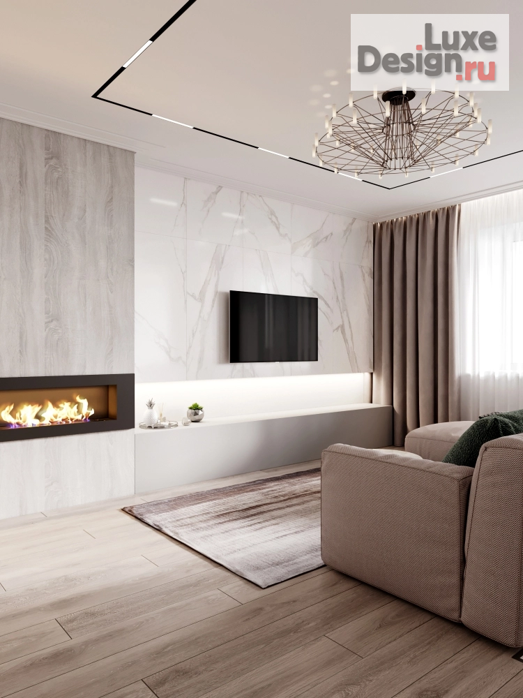 Дизайн интерьера четырехкомнатной квартиры "г. Барнаул, Власихинская 103" (фото 7)