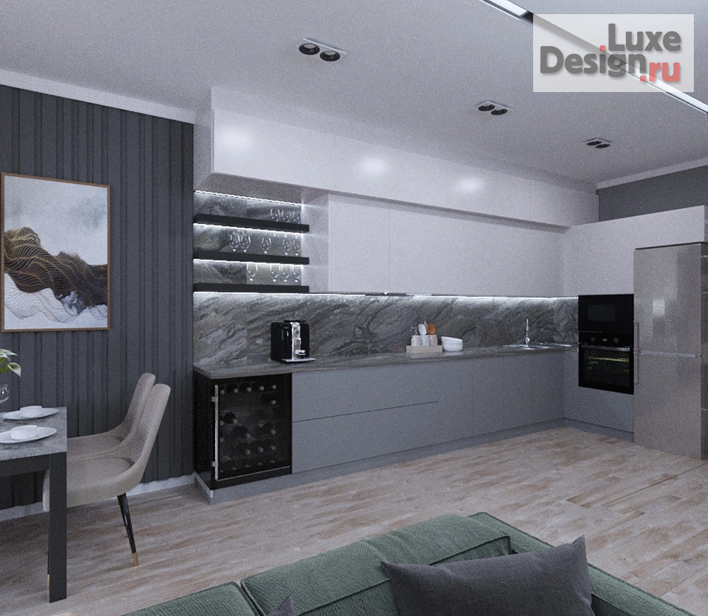 Дизайн интерьера коттеджа "Коттедж " (фото 2)