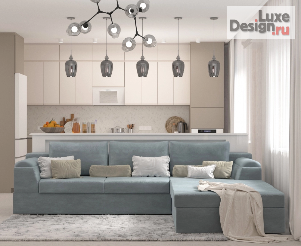 Дизайн интерьера четырехкомнатной квартиры "ЖК Марс" (фото 3)