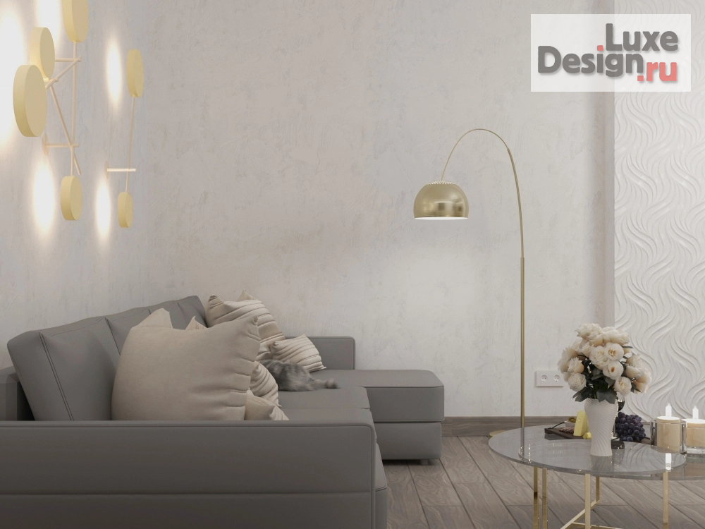 Дизайн интерьера двухкомнатной квартиры "ЖК Рубин" (фото 9)