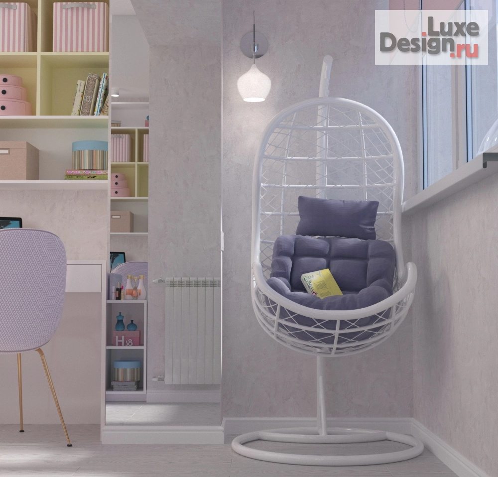 Дизайн интерьера четырехкомнатной квартиры "Детская " (фото 6)