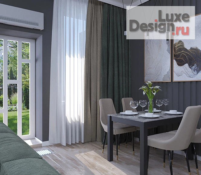 Дизайн интерьера коттеджа "Коттедж " (фото 1)