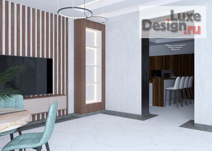 Дизайн интерьера коттеджа "Жилой дом" (фото 9)