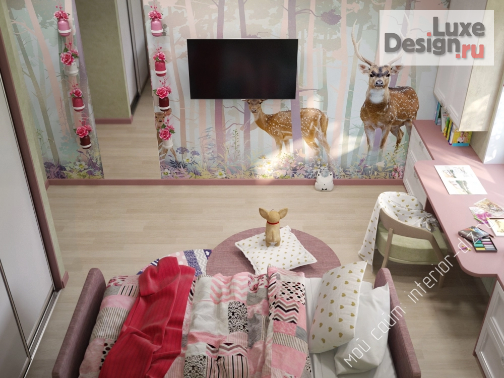 Дизайн интерьера детской "Современная детская" (фото 1)