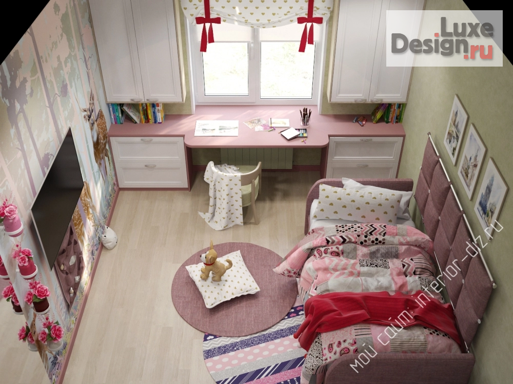 Дизайн интерьера детской "Современная детская" (фото 2)