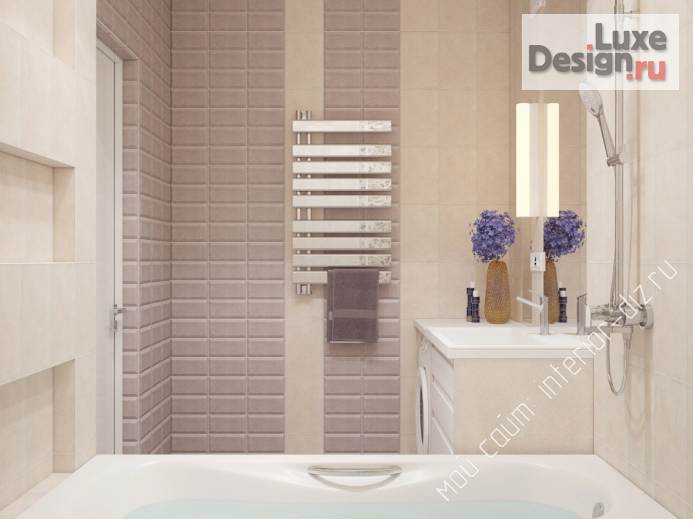 Дизайн интерьера ванной "Ванная комната" (фото 2)