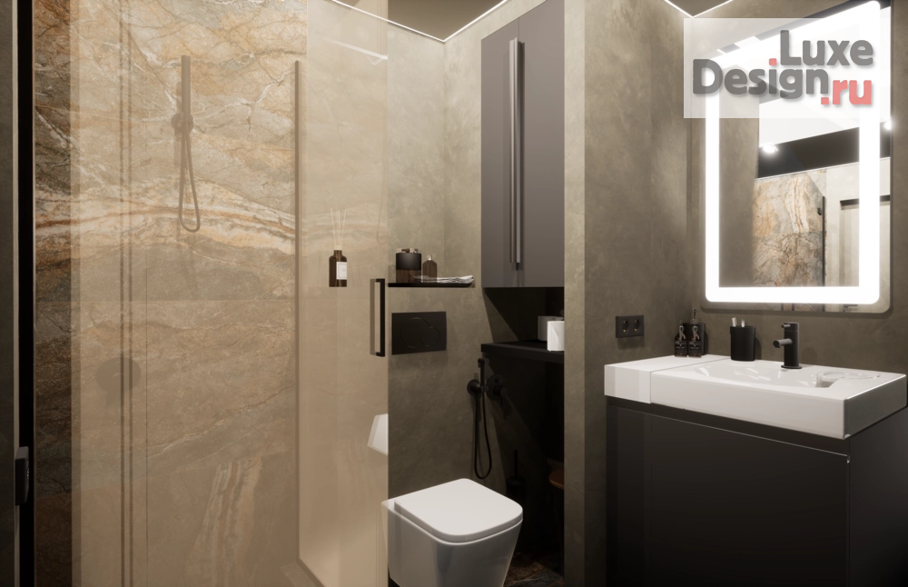 Дизайн интерьера двухкомнатной квартиры "Дизайн-проект квартиры" (фото 11)