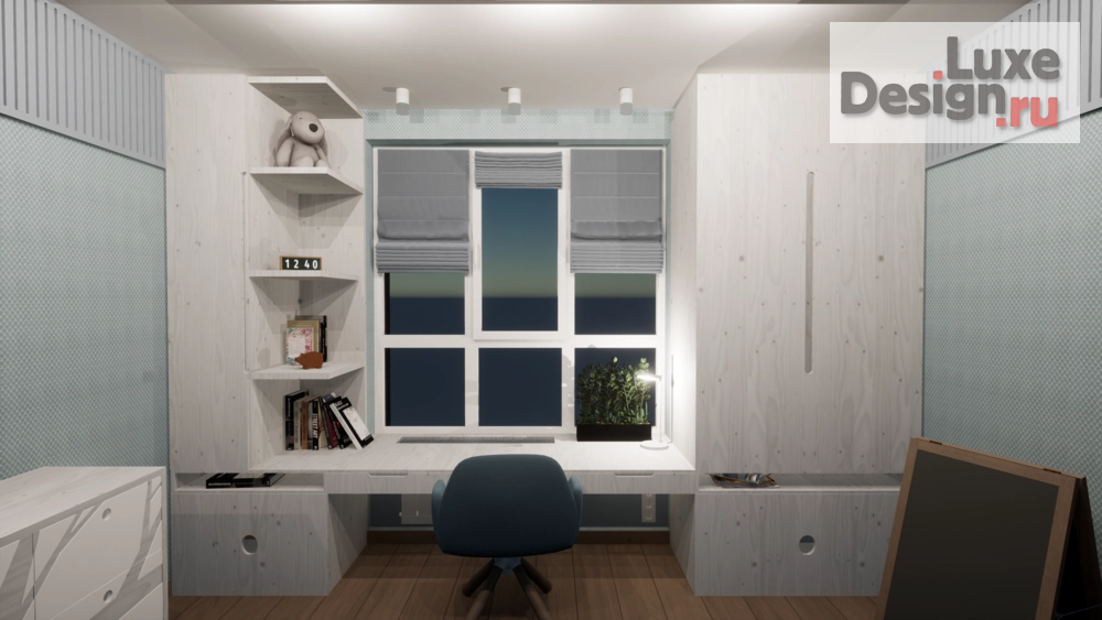 Дизайн интерьера трехкомнатной квартиры "Дизайн-проект квартиры в Барнауле" (фото 16)