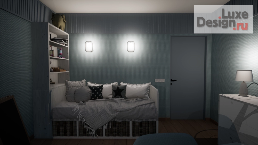 Дизайн интерьера трехкомнатной квартиры "Дизайн-проект квартиры в Барнауле" (фото 17)