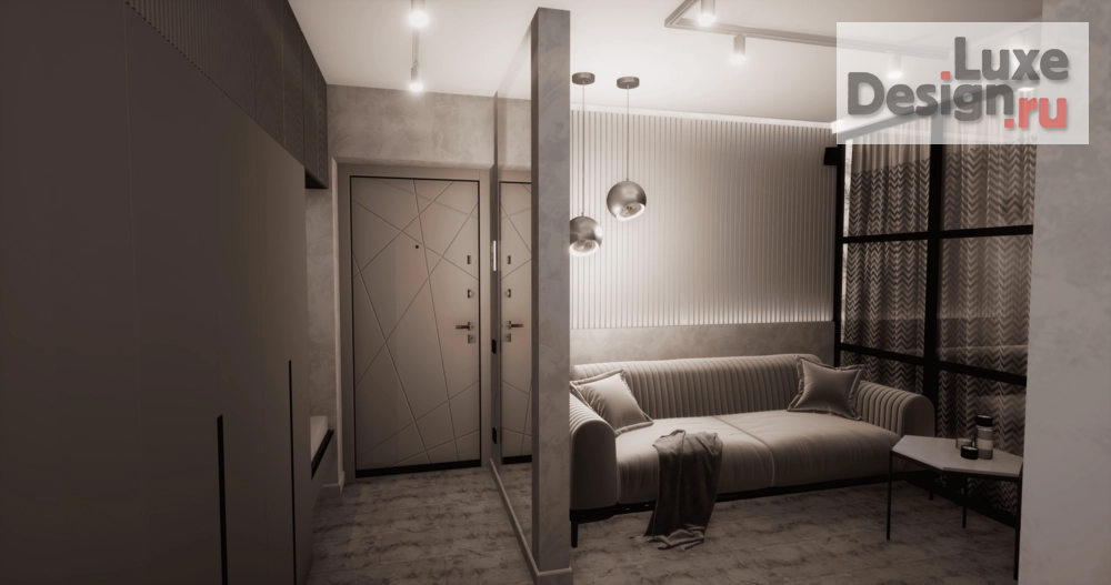 Дизайн интерьера двухкомнатной квартиры "Проект квартиры" (фото 1)