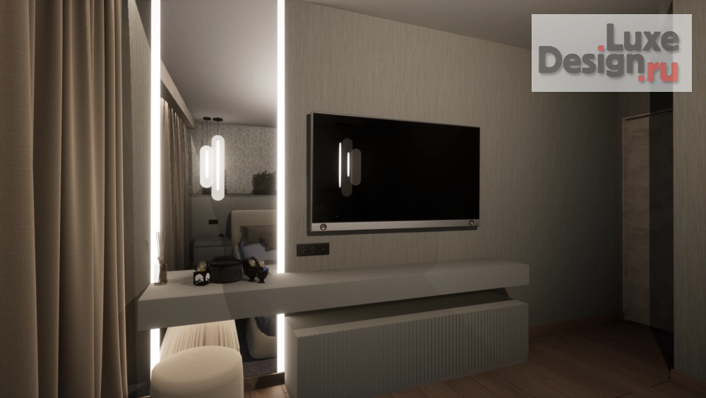 Дизайн интерьера трехкомнатной квартиры "Дизайн-проект квартиры в Барнауле" (фото 23)