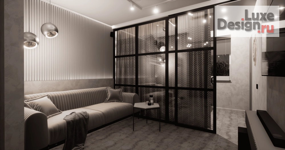 Дизайн интерьера двухкомнатной квартиры "Проект квартиры" (фото 6)