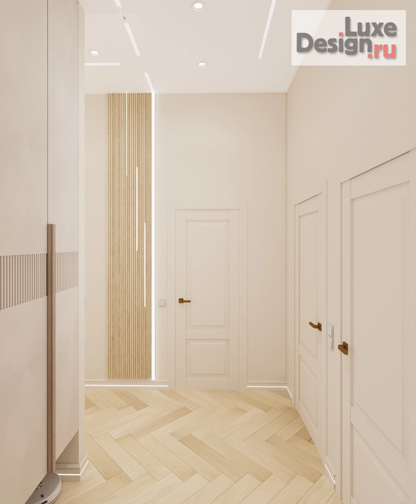 Дизайн интерьера трехкомнатной квартиры "ЖК-1 Ленинградский, г. Москва" (фото 23)
