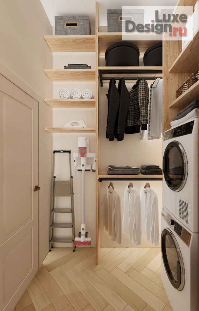 Дизайн интерьера трехкомнатной квартиры "ЖК-1 Ленинградский, г. Москва" (фото 10)