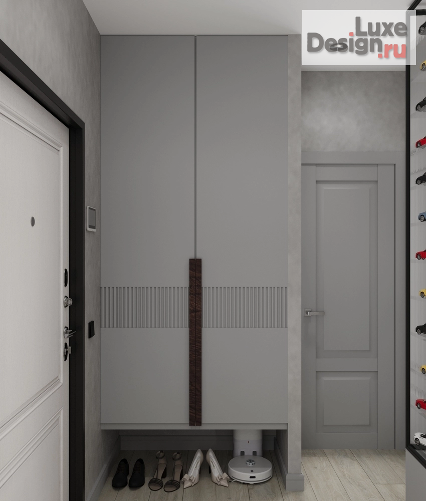 Дизайн интерьера трехкомнатной квартиры "ЖК "Движение Говорово", г. Москва" (фото 10)