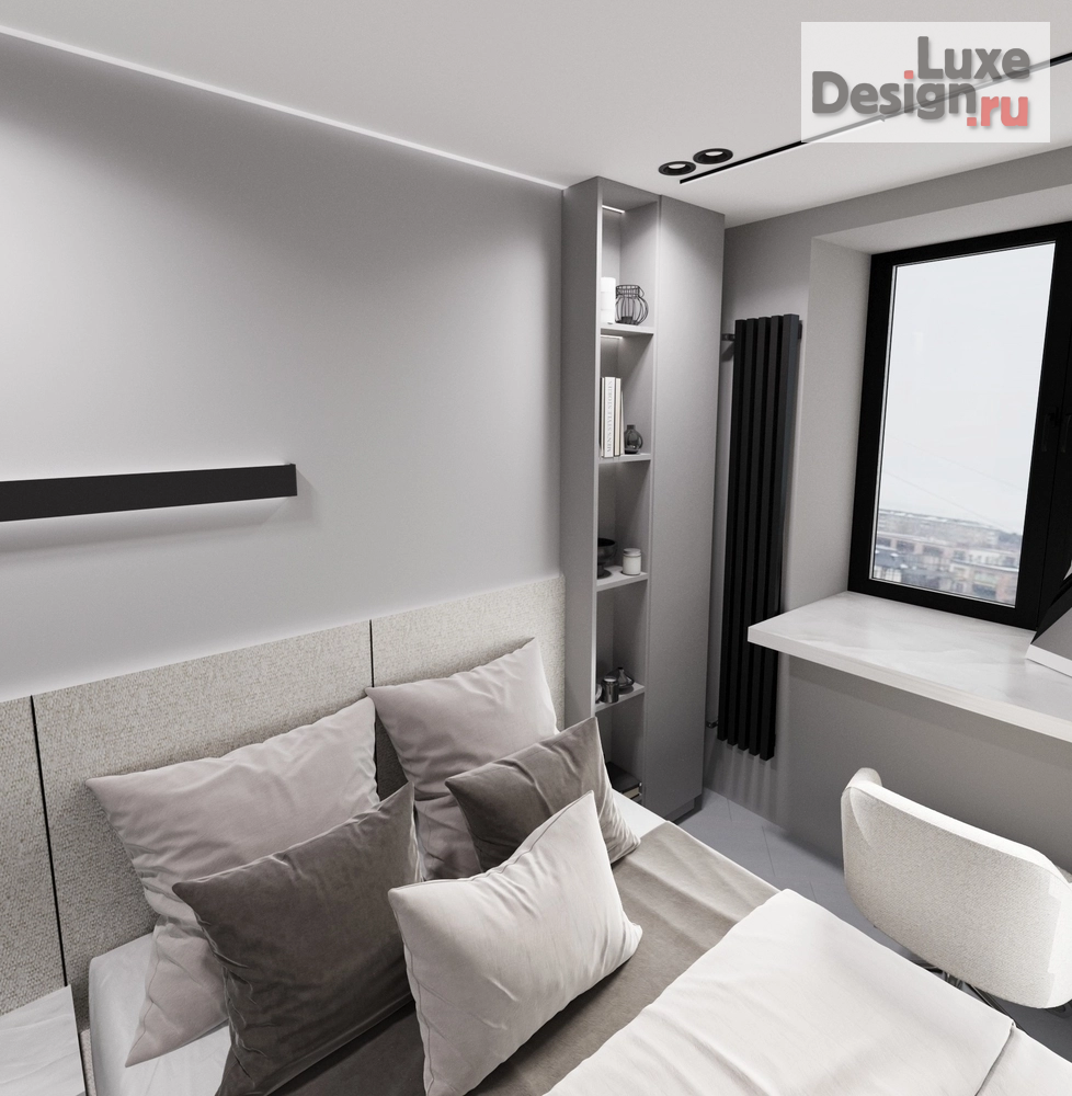 Дизайн интерьера двухкомнатной квартиры "Квартира 2х комнатная, для девушки и кота) г. Истра" (фото 10)